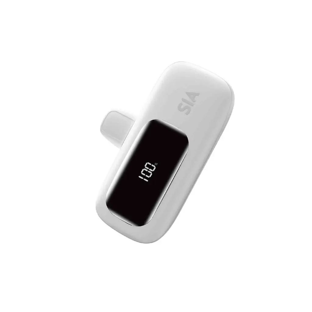 SIA Volt Link Mini Power Bank Type-C Plug  PD 20W 5000mAh - White 