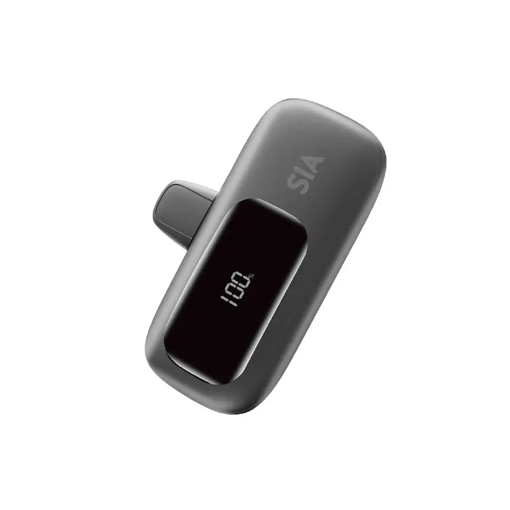 SIA Volt Link Mini Power Bank Type-C Plug PD 20W 5000mAh - Black 