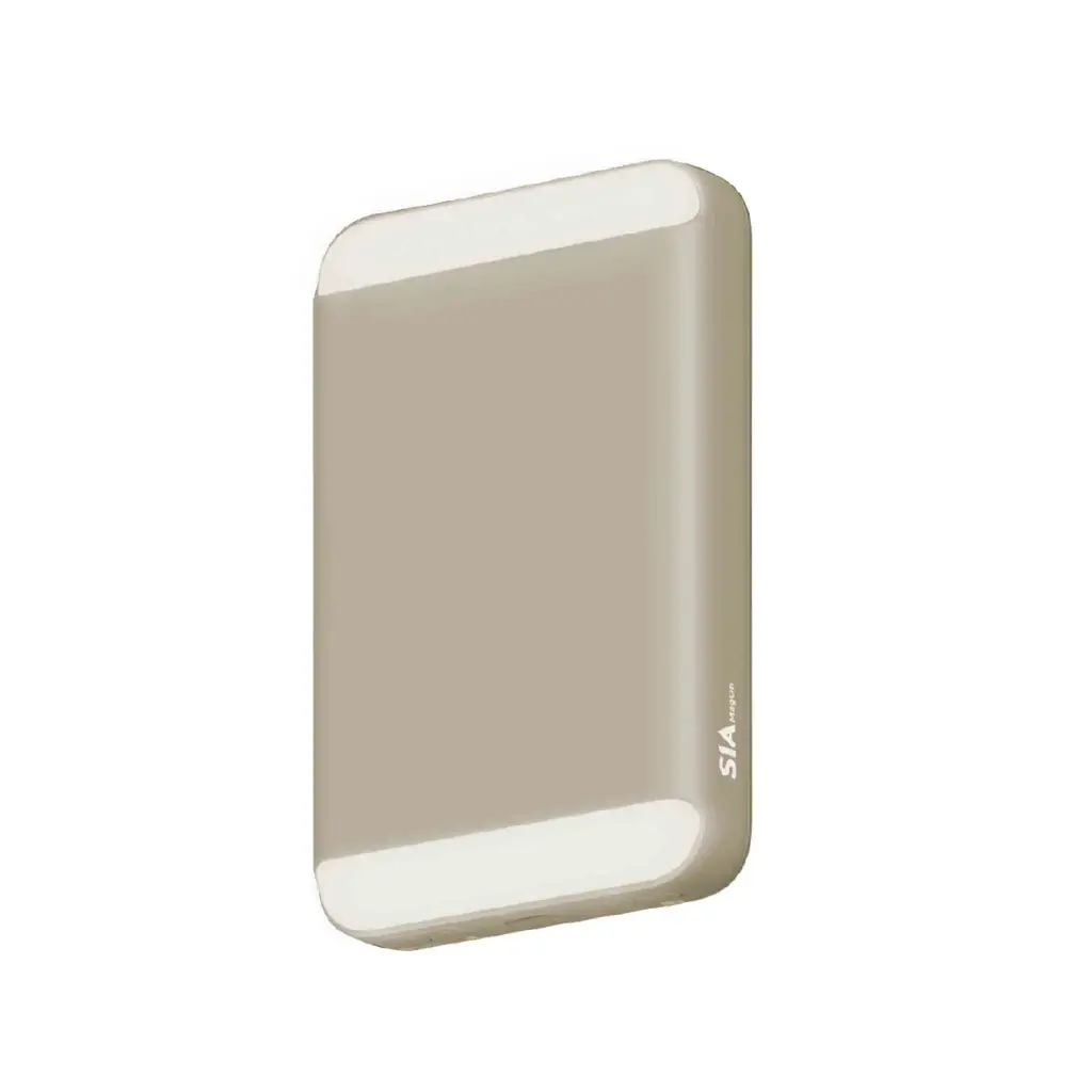 SIA MagOn Magnetic Power Bank PD 20W - Wireless Charging 15W With LED Light 8000mAh - Beige 