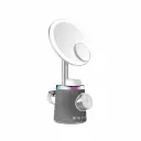 SIA Makeup Mirror With Speaker And 3 In 1 Wireless Charging - Light Gray 