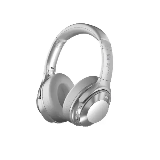 [MKSONP1-SL] SIA SoundOn Pro Wireless Headphones For Music/Gaming With Anc - Silver