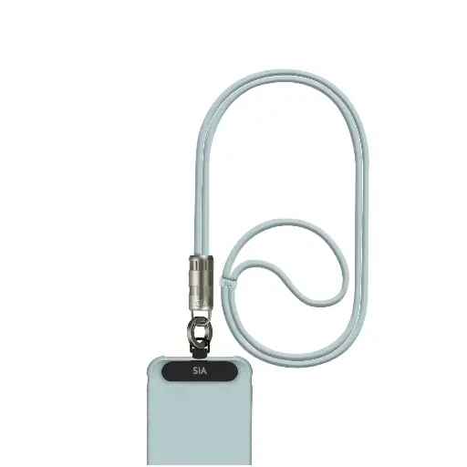 [BKCC60-1LBL] SIA Powerlink Soft Rubber Type C - Type C Lanyard Cable 60W - 1.2M - Light Blue