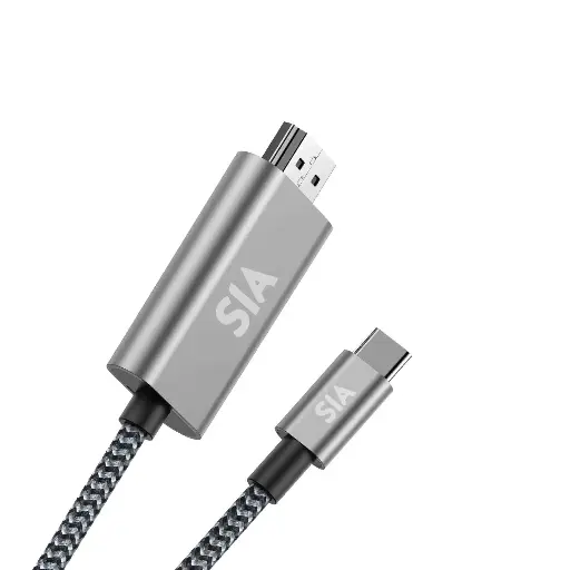 [SICHDM200B] SIA Medlink Type-C to HDMI Cable 2.0m 4K 60Hz With Metal Shell