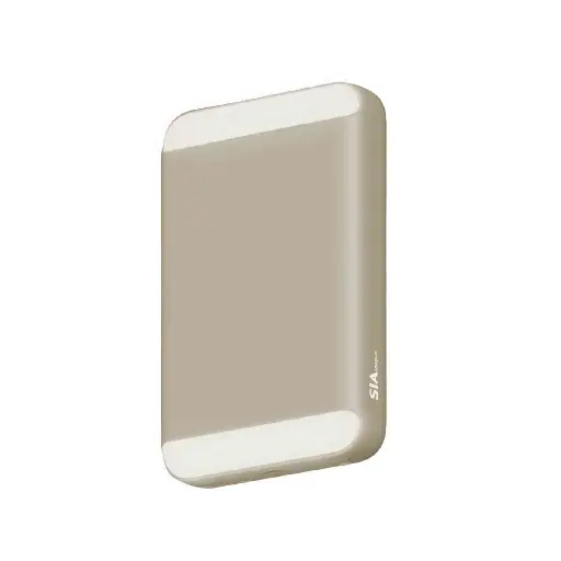[SIPBMG8LD-BEG] SIA MagOn Magnetic Power Bank PD 20W - Wireless Charging 15W With LED Light 8000mAh - Beige 