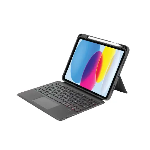 [SIKBC10TH22] SIA MagKeyboard iPad 10th Generation Keyboard With Touchpad and Detachable Leather Cover - Black AR/ENG